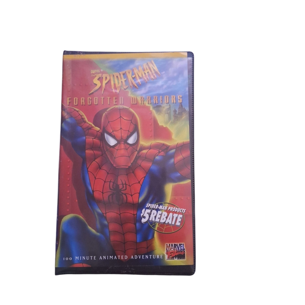 Marvel Spider-Man Forgotten Warriors VHS -